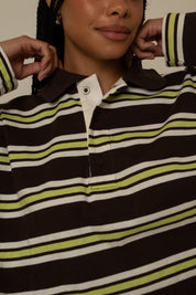 polo listrada oversized manga longa luv