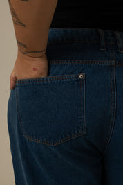 calça jeans ajustável mom denim blue 1.0