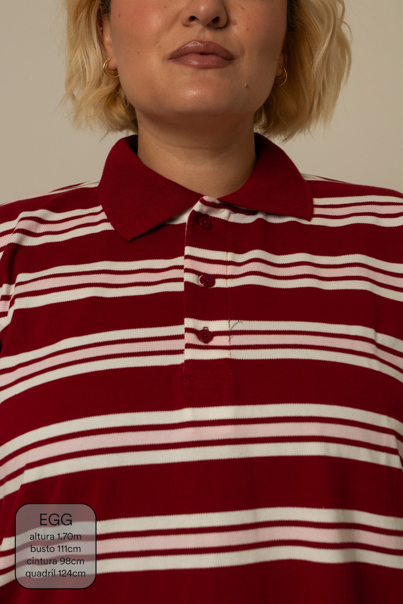 polo listrada oversized manga longa luv