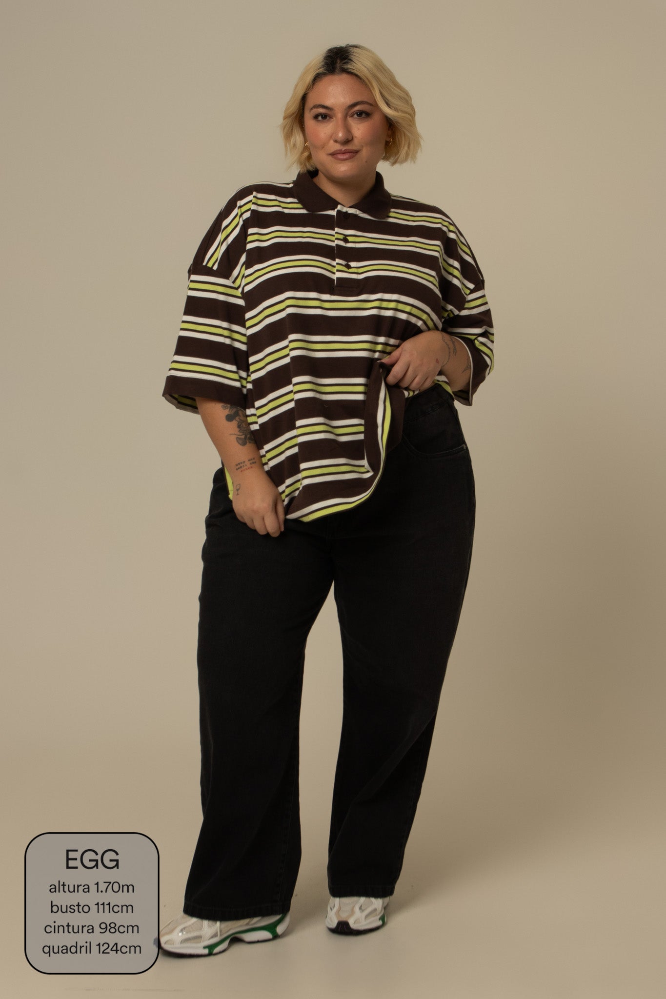 polo listrada oversized luv