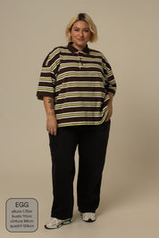 polo listrada oversized manga longa luv
