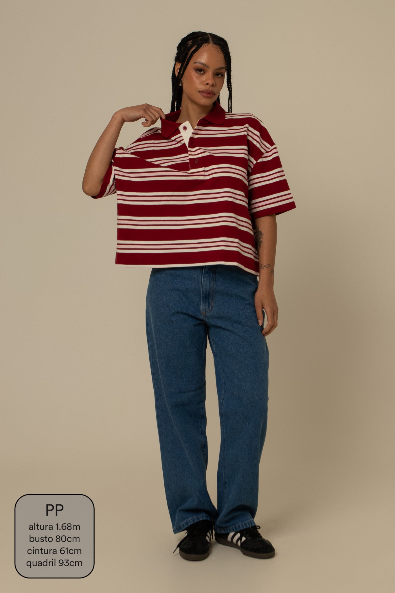 polo listrada oversized luv