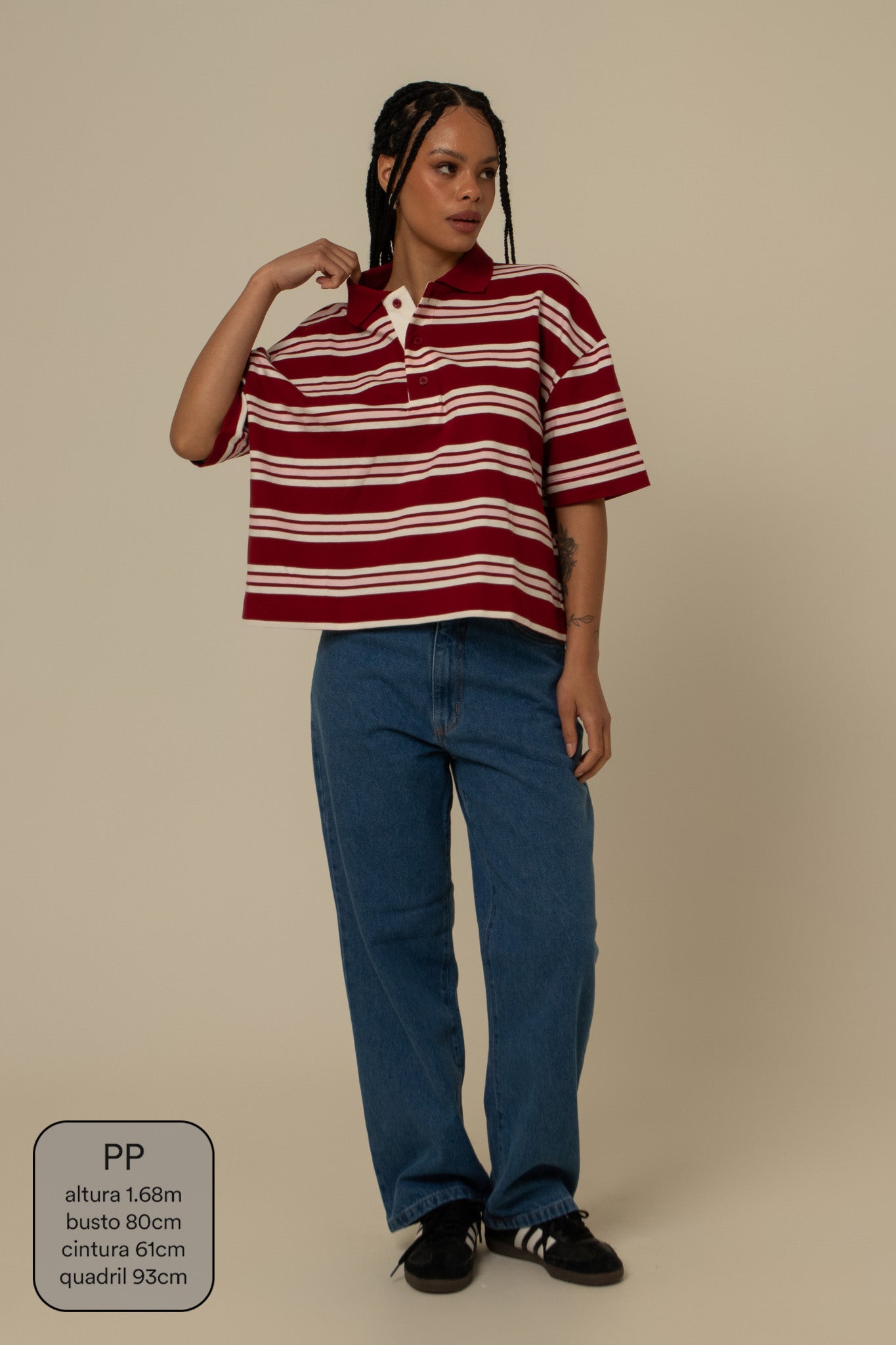 polo listrada oversized luv