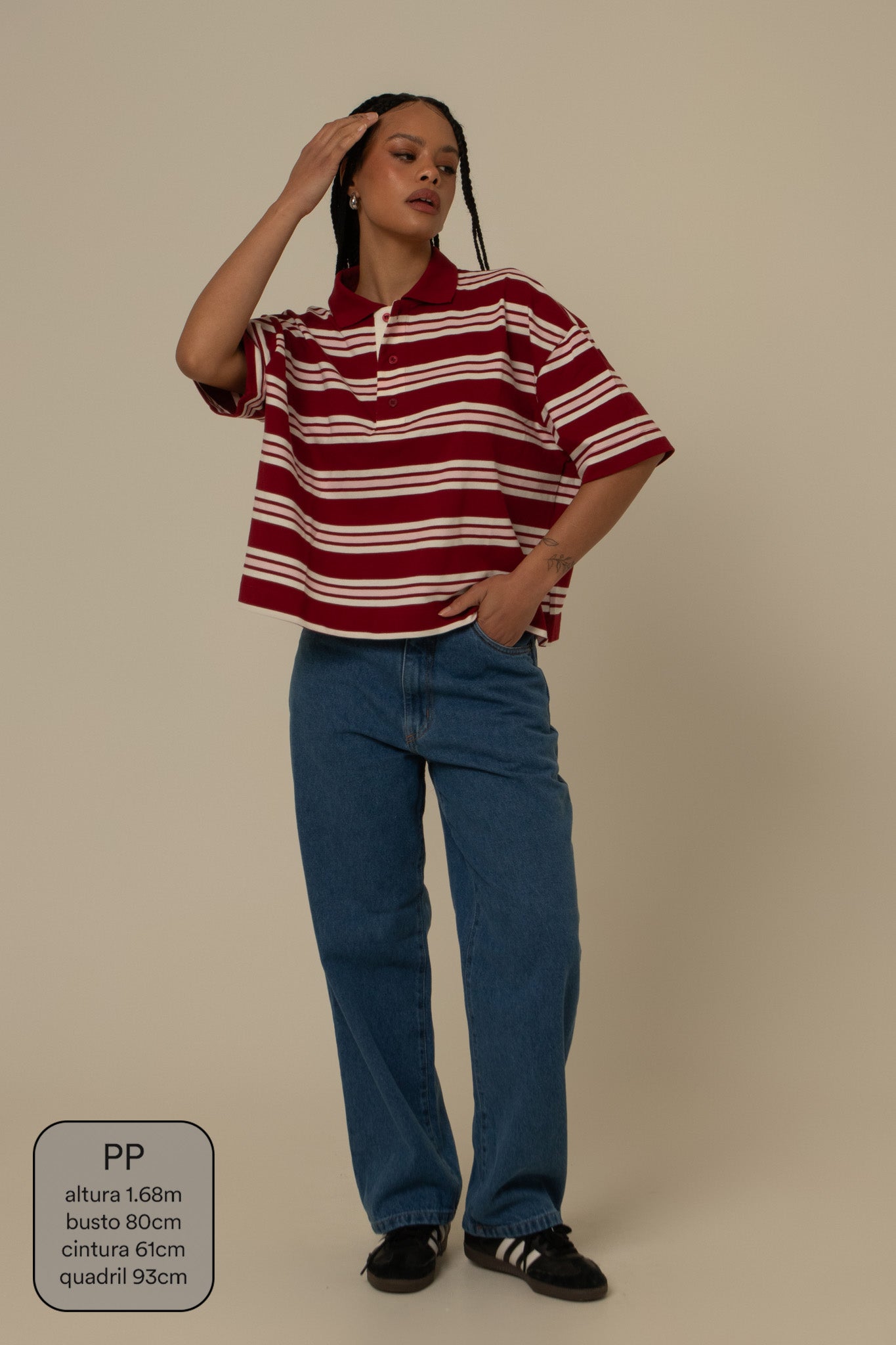 polo listrada oversized luv