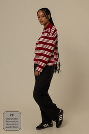 polo listrada oversized manga longa luv