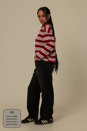 polo listrada oversized manga longa luv