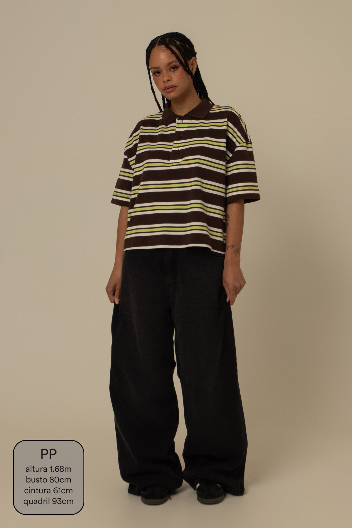 polo listrada oversized luv