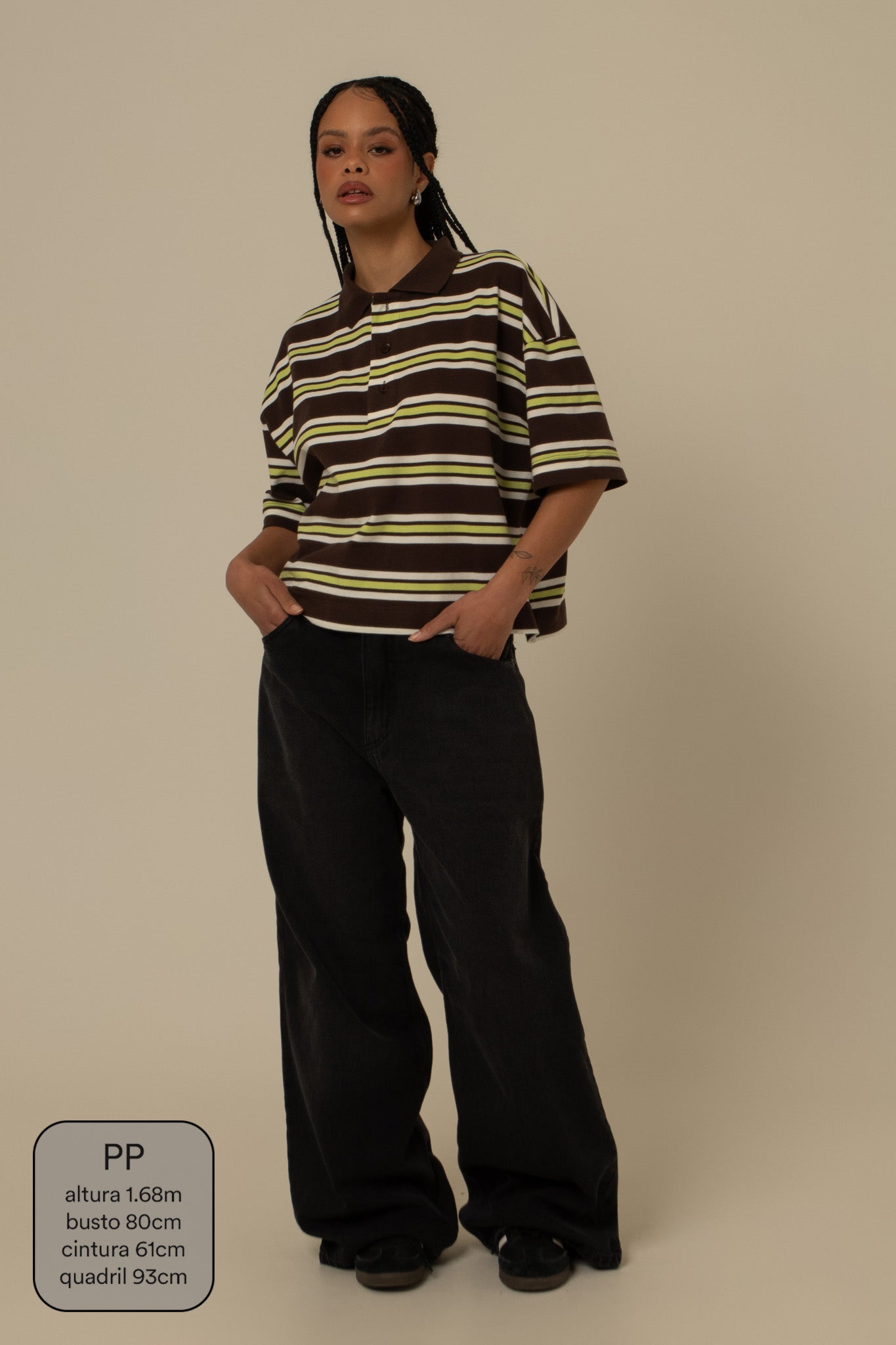 polo listrada oversized luv