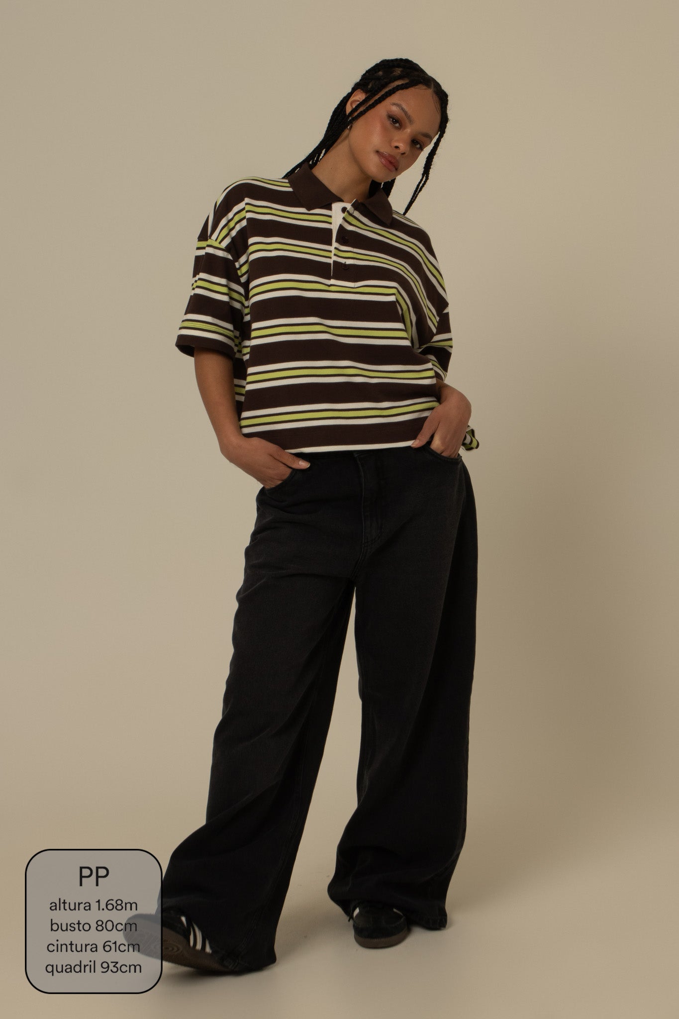 polo listrada oversized luv