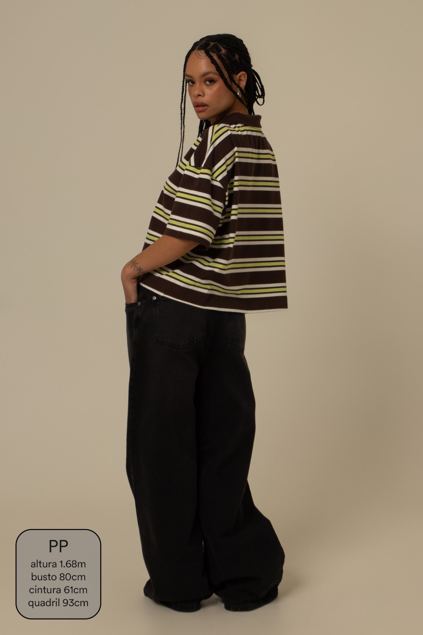 polo listrada oversized luv