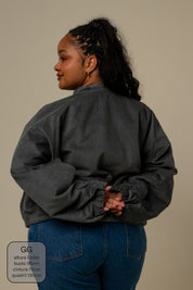 jaqueta canelada bomber