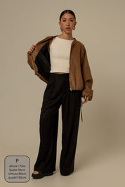 jaqueta canelada bomber