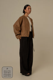 jaqueta canelada bomber