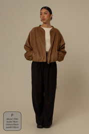 jaqueta canelada bomber