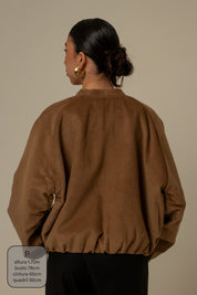 jaqueta canelada bomber
