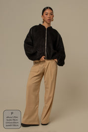 jaqueta canelada bomber