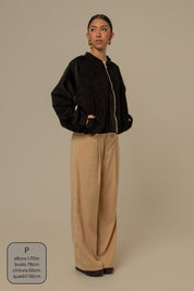 jaqueta canelada bomber