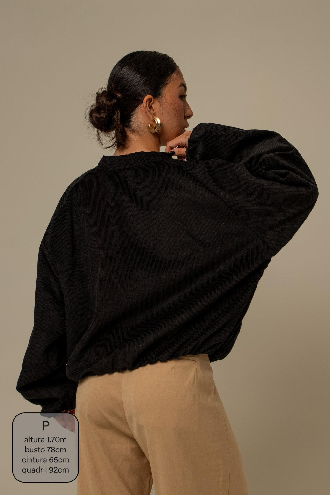 jaqueta canelada bomber