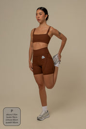 short biker canelado gym lela & kappa