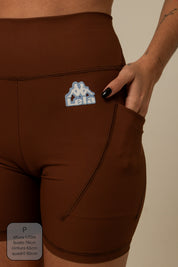 short biker canelado gym lela & kappa