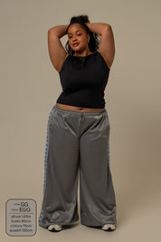 calça tracksuit wide lela & kappa