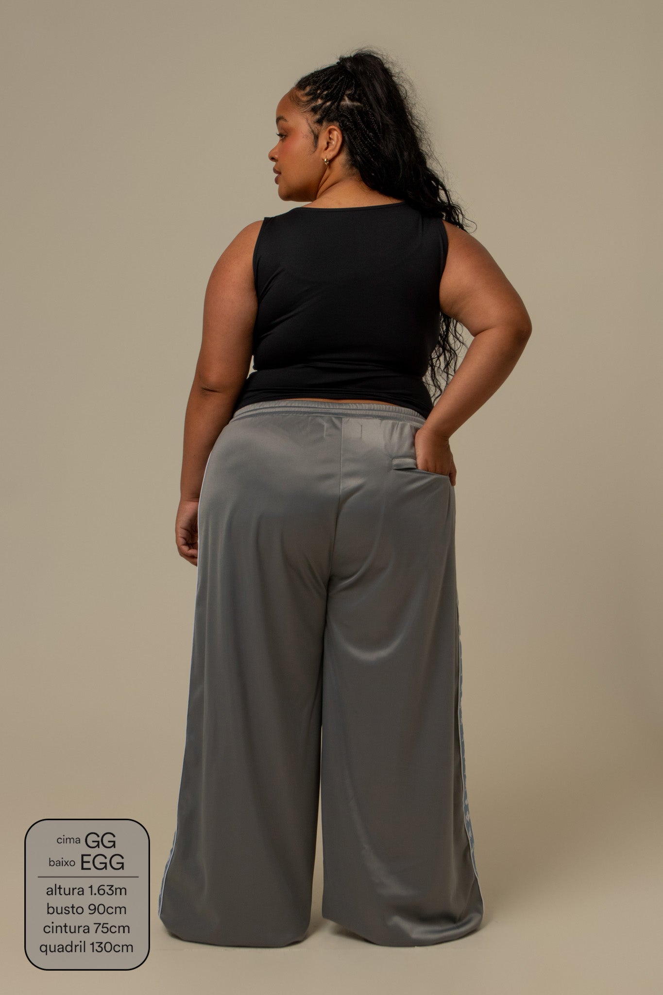 calça tracksuit wide lela & kappa