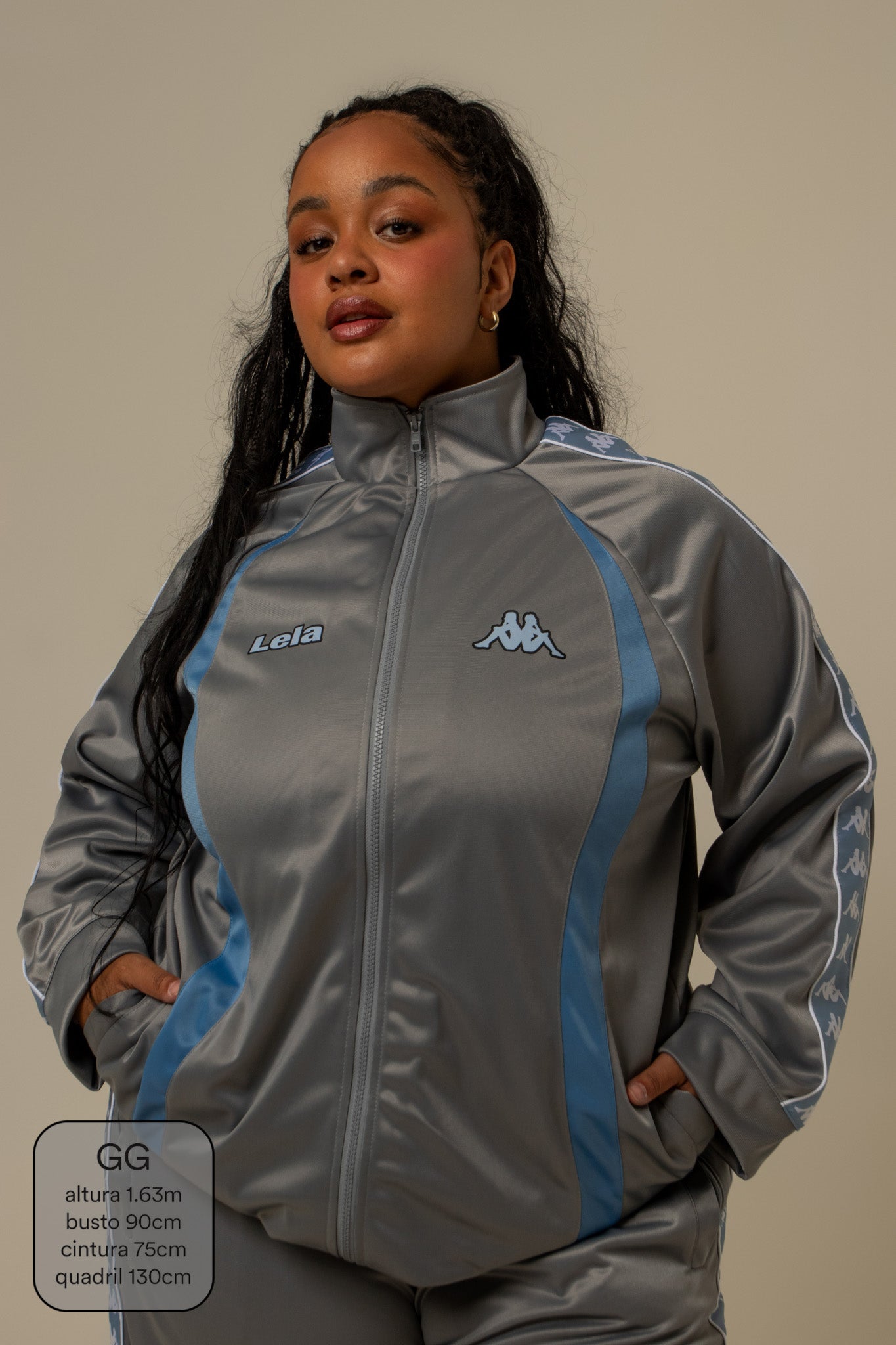 jaqueta tracksuit lela & kappa