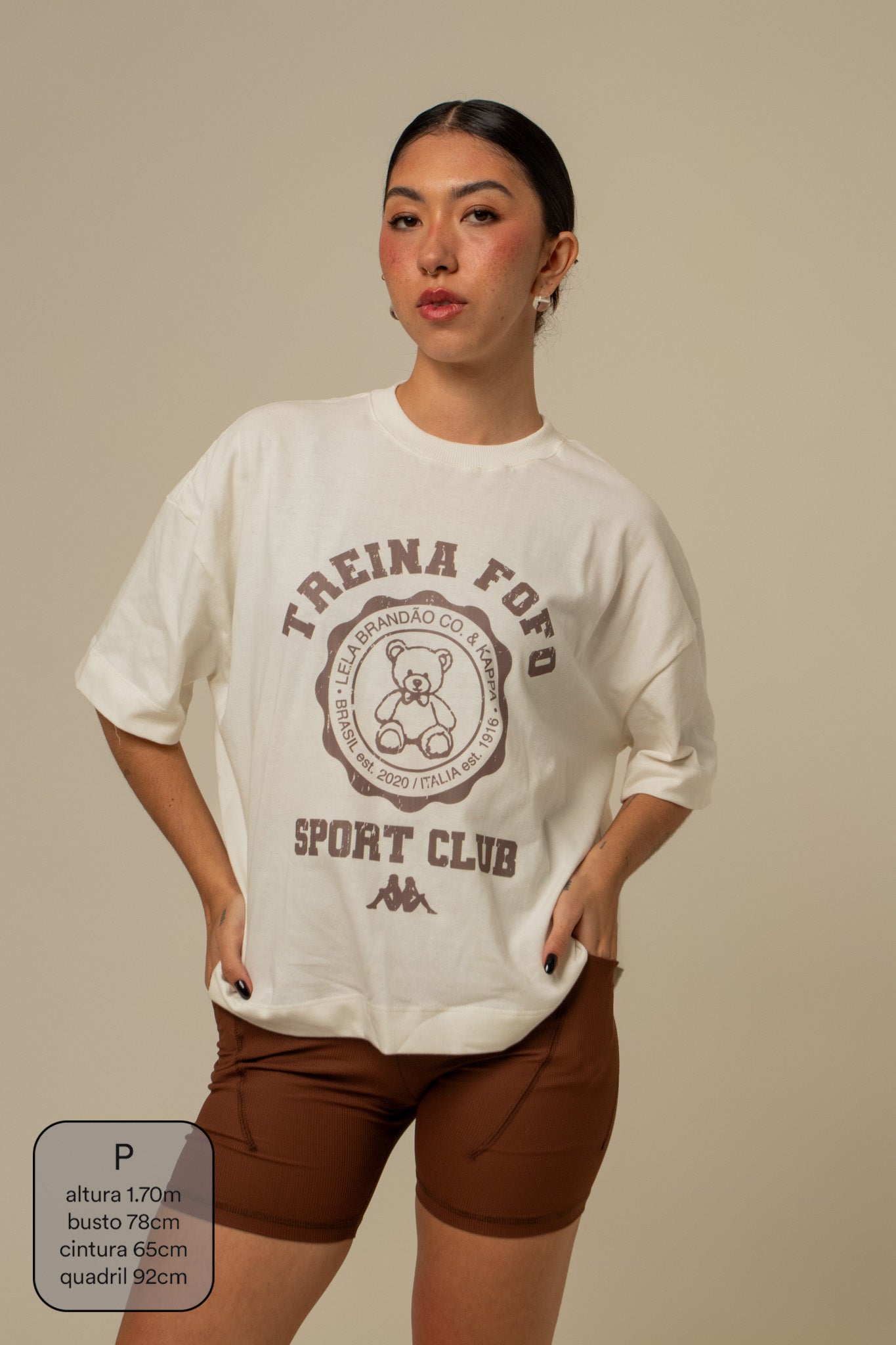 camisetão treina fofo sport club lela & kappa