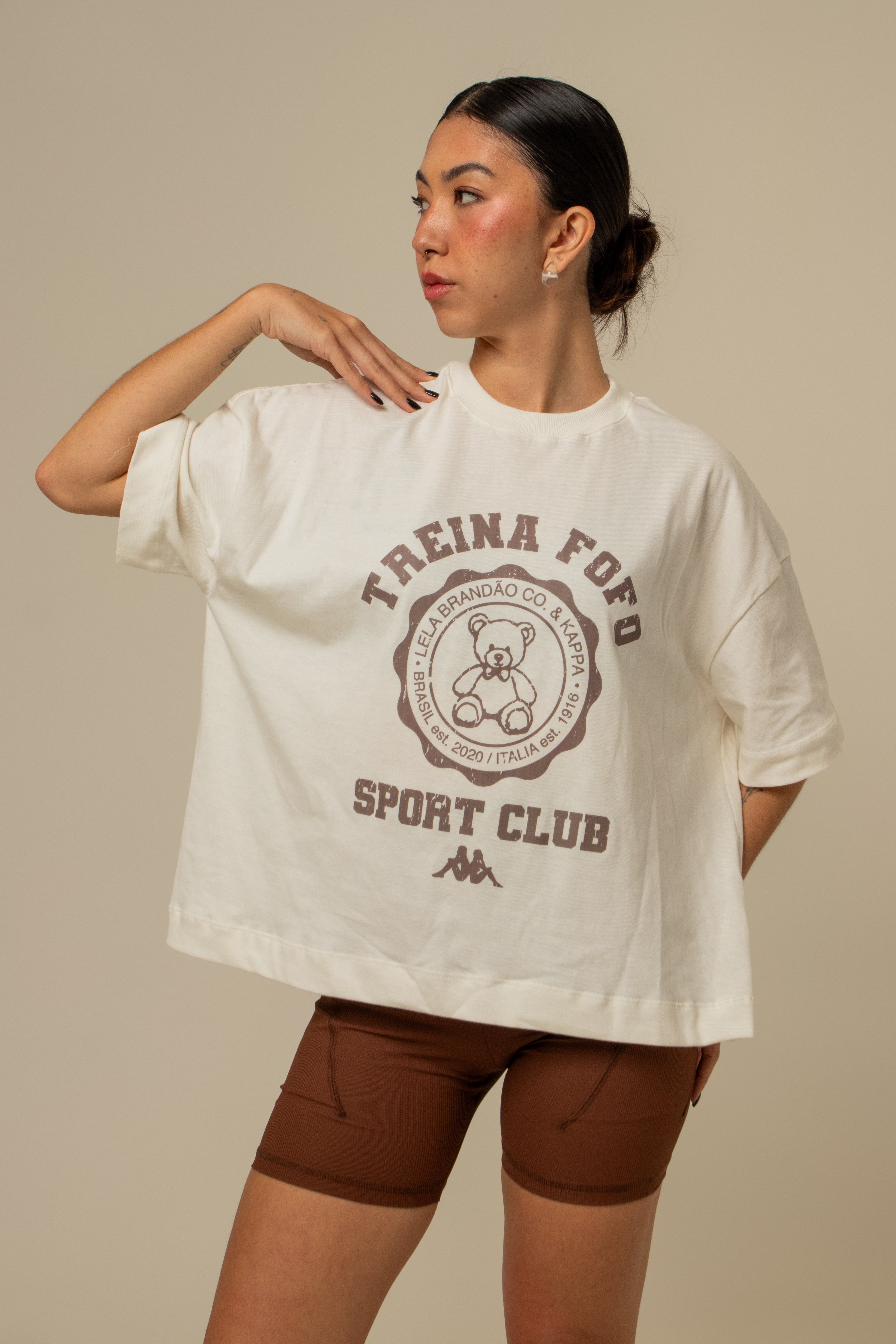 camisetão treina fofo sport club lela & kappa