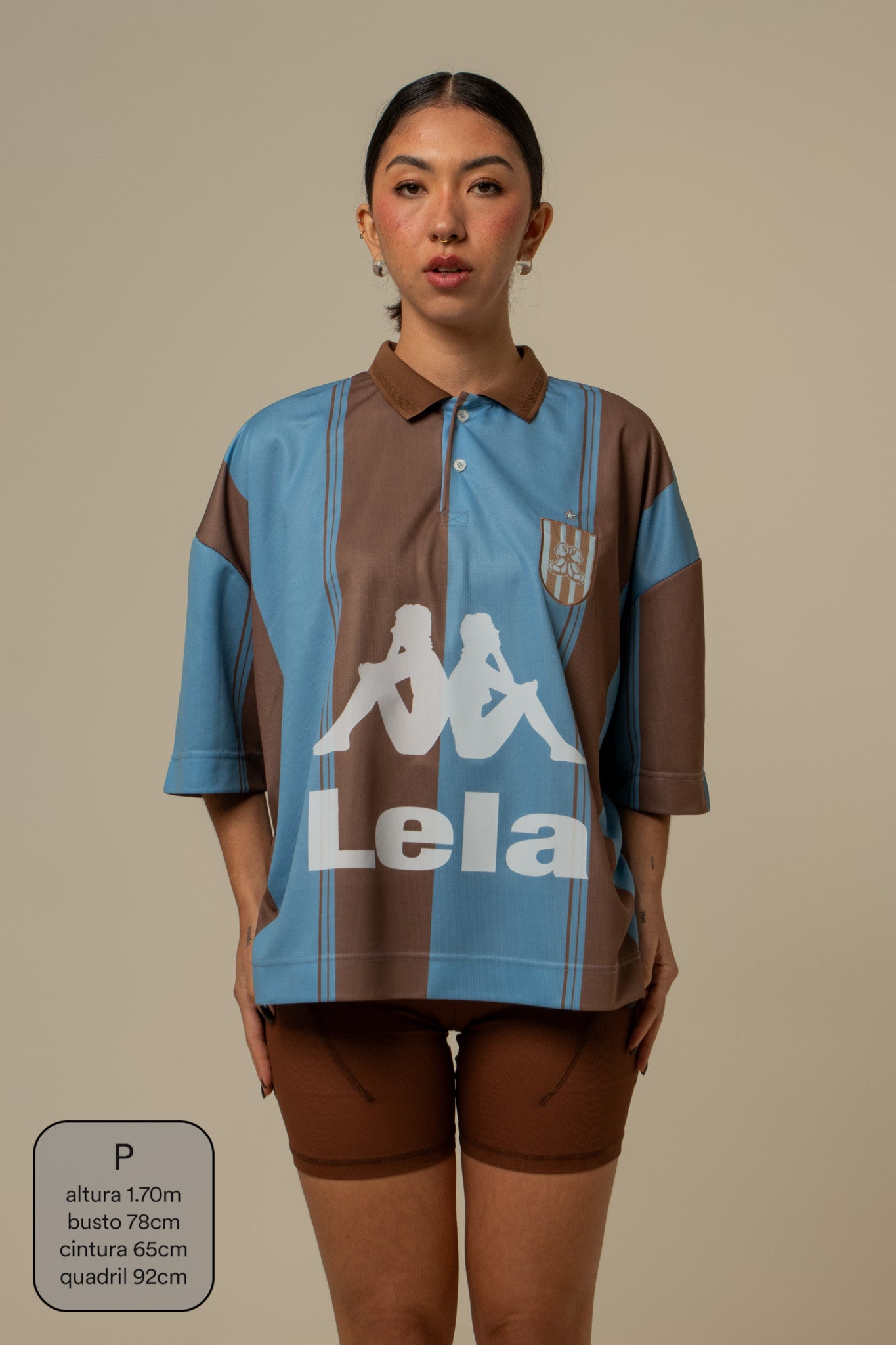 camisa polo lela & kappa manga curta