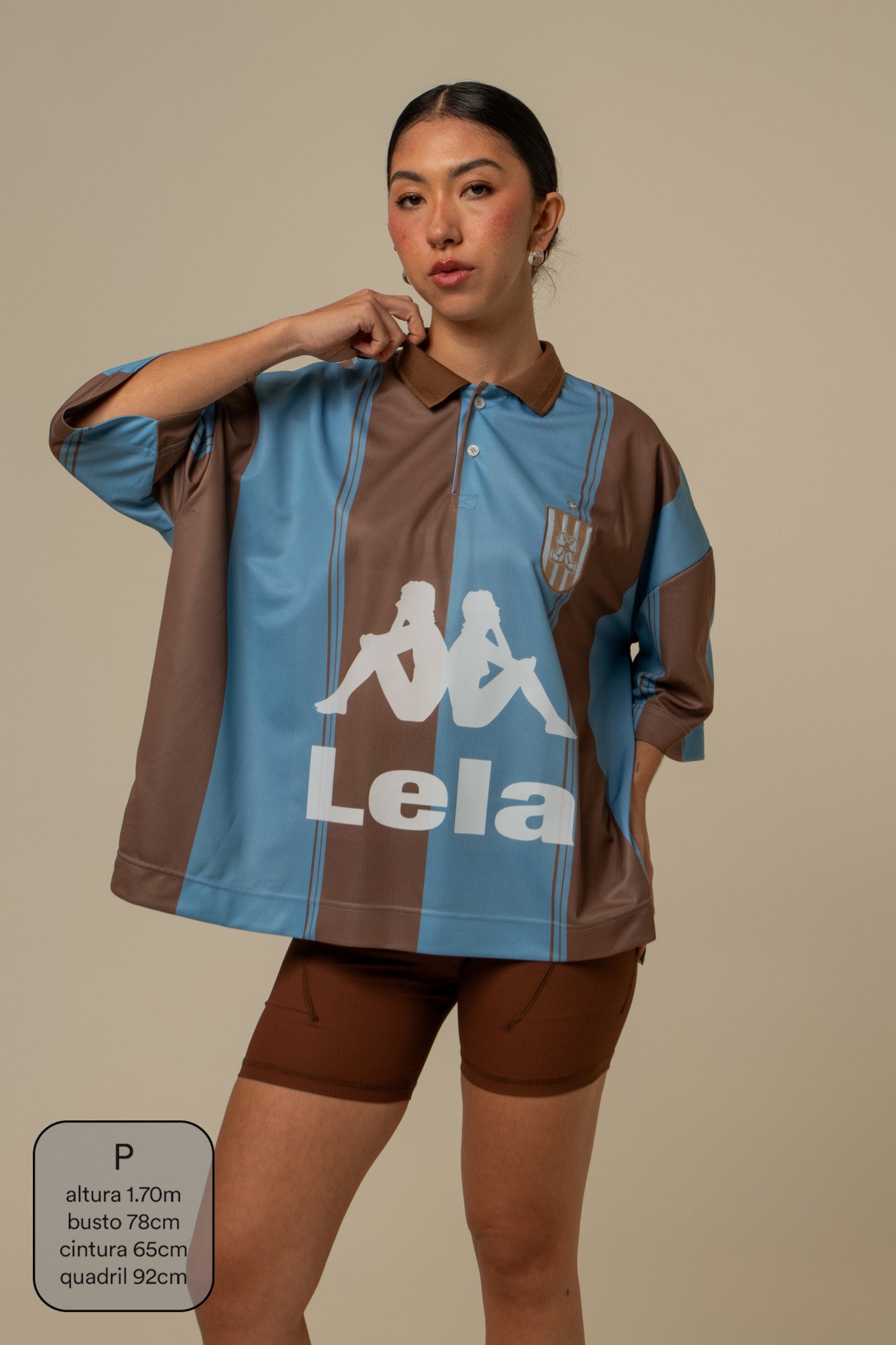 camisa polo lela & kappa manga curta