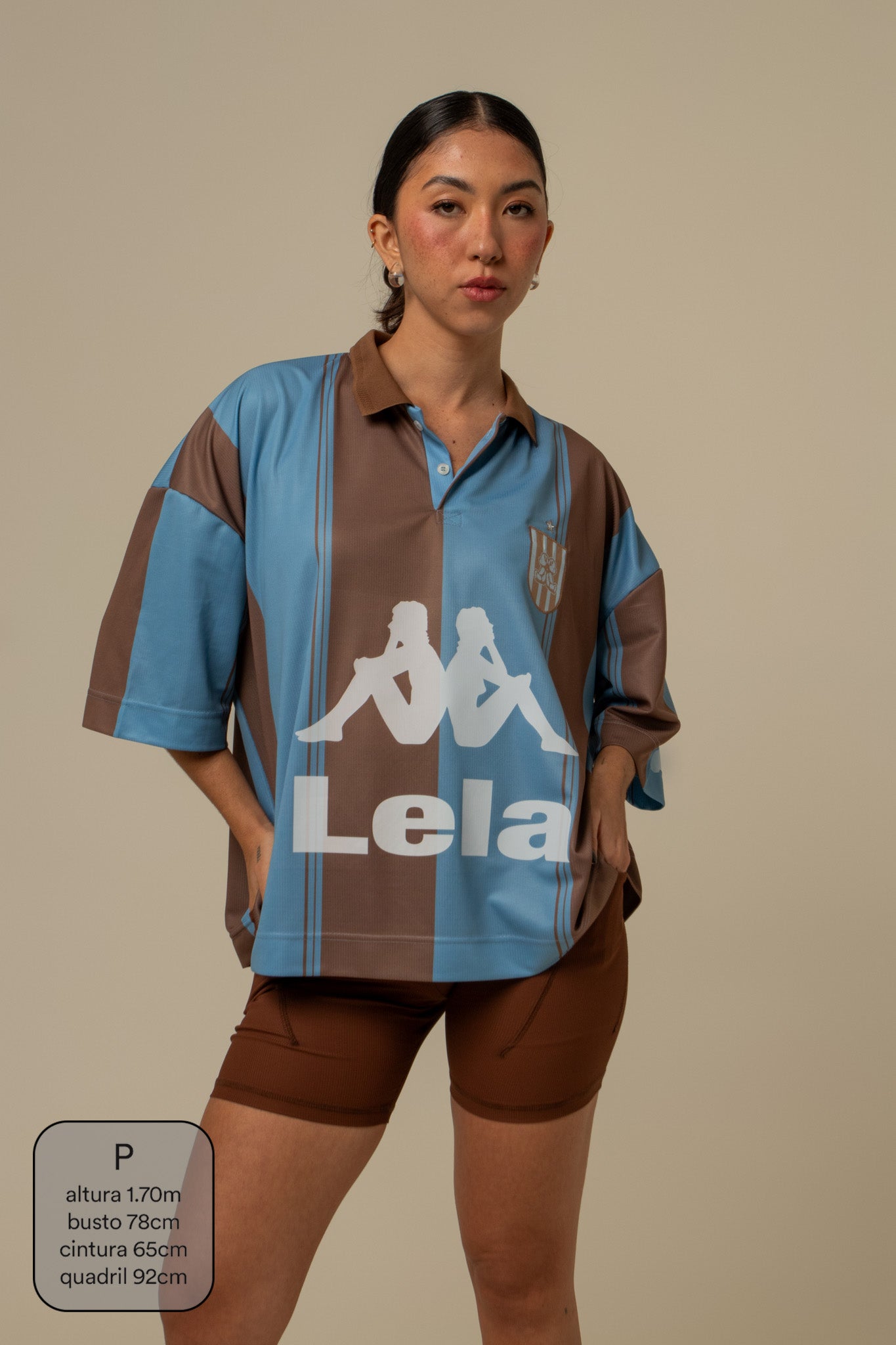 camisa polo lela & kappa manga curta