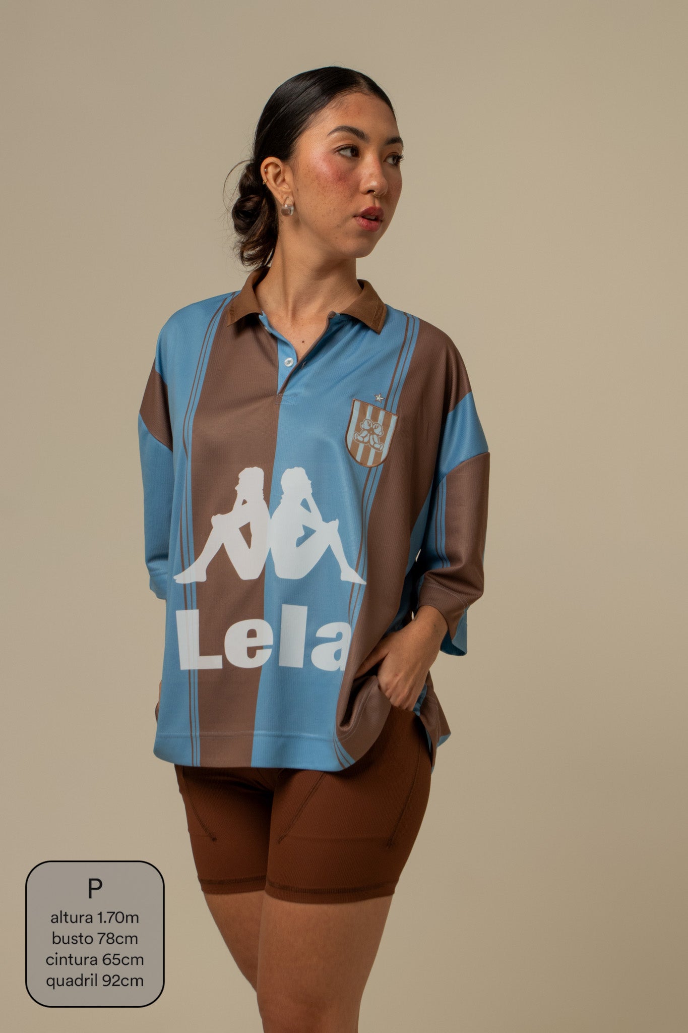 camisa polo lela & kappa manga curta