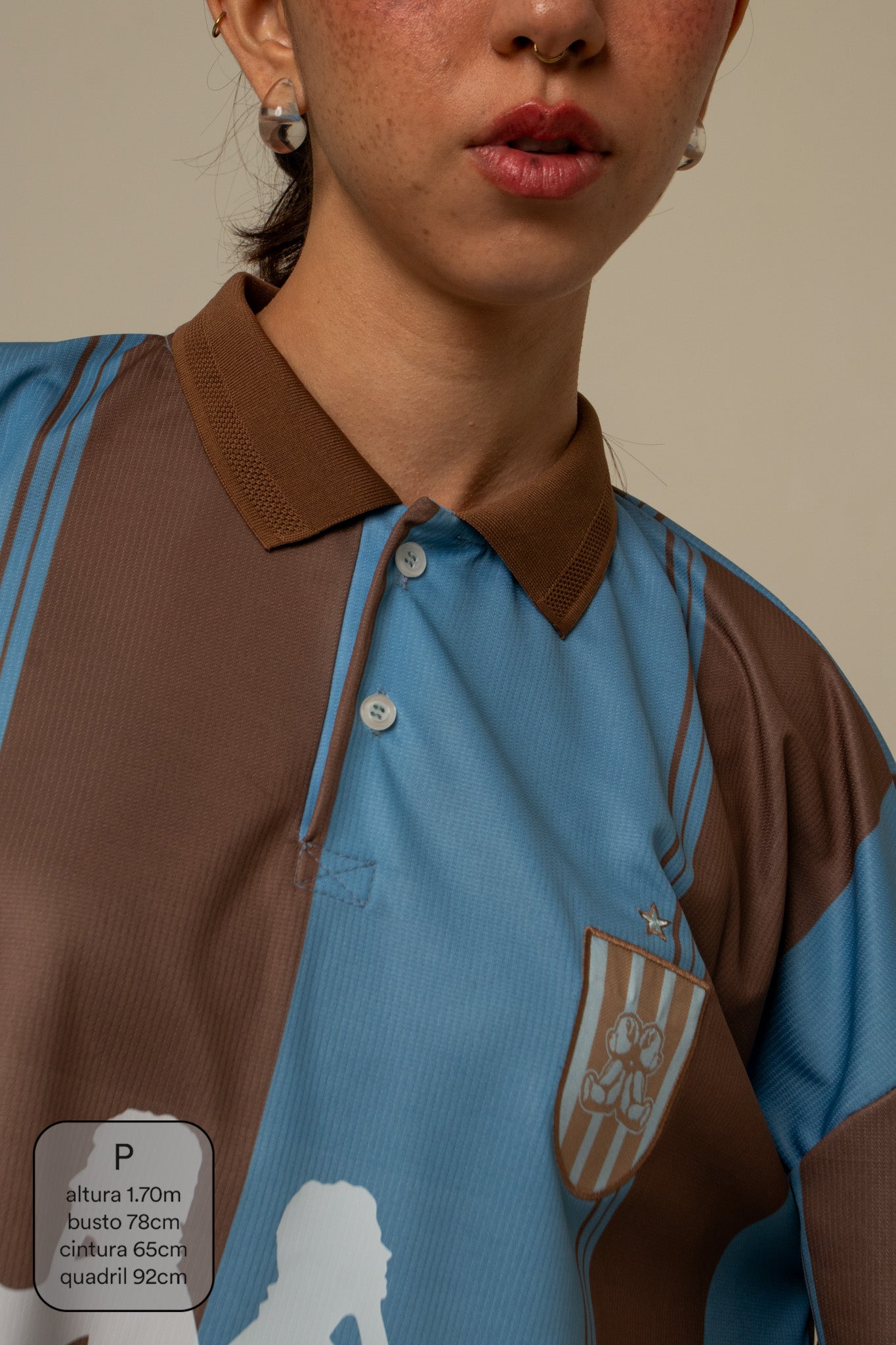 camisa polo lela & kappa manga curta