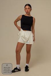 short saia plissado lela & kappa