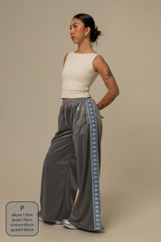 calça tracksuit wide lela & kappa