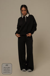calça de moletom cozy wide