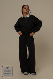 calça de moletom cozy wide