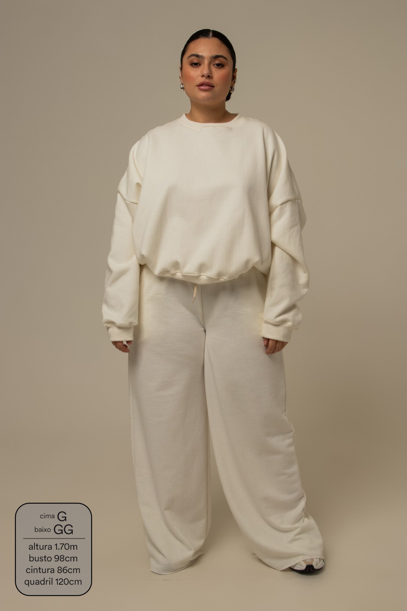 calça de moletom cozy wide