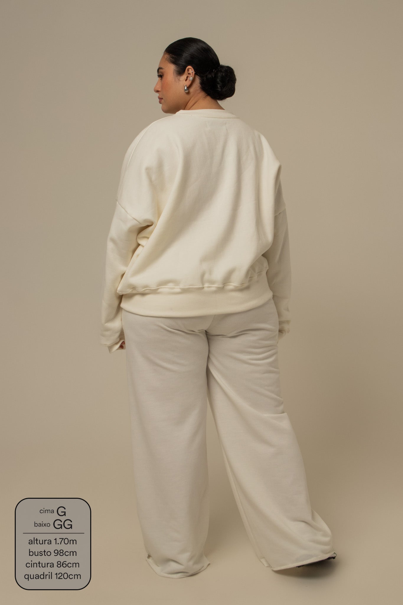 calça de moletom cozy wide