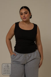 blusa cozy canelada com top embutido