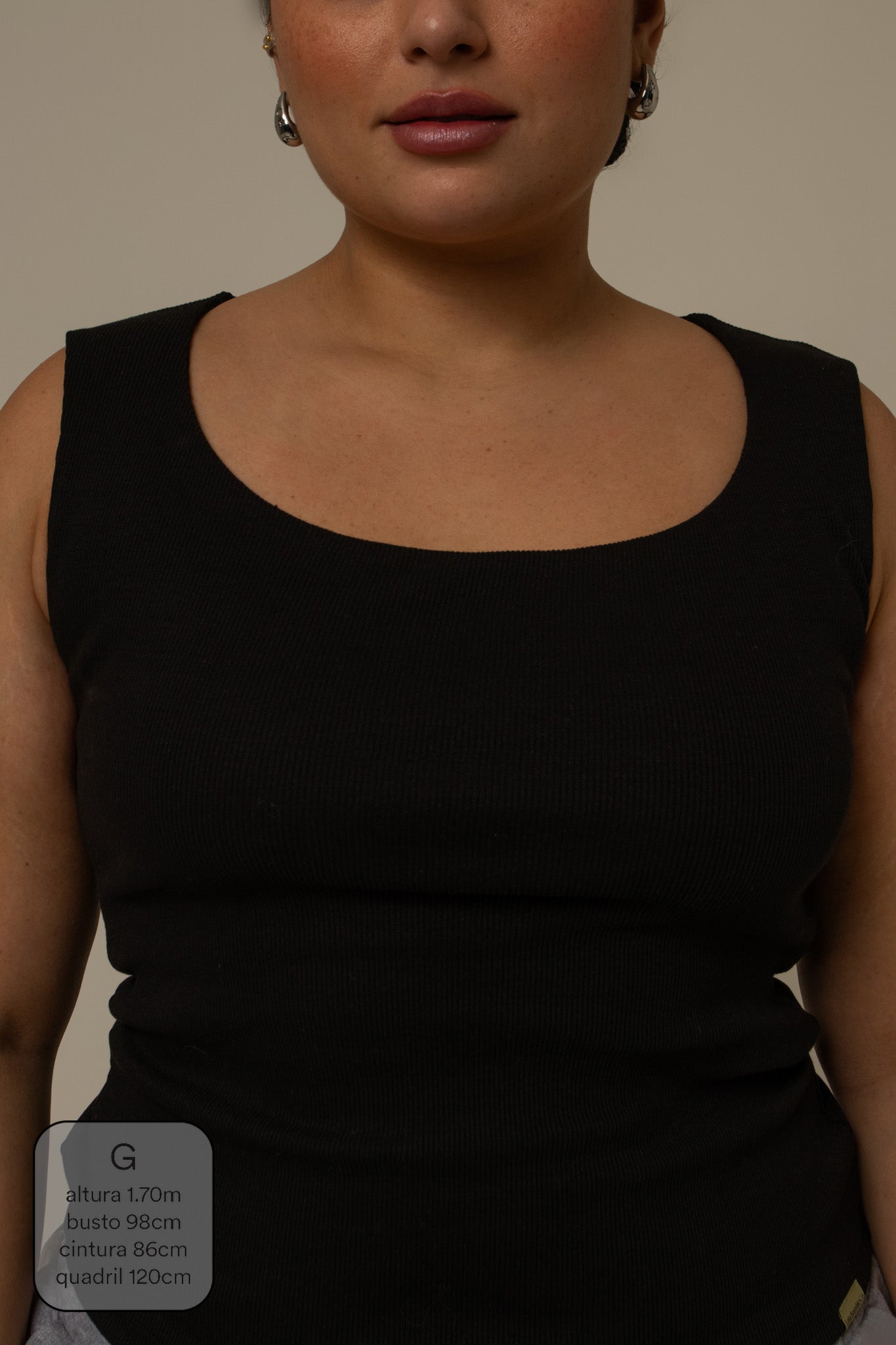 blusa cozy canelada com top embutido