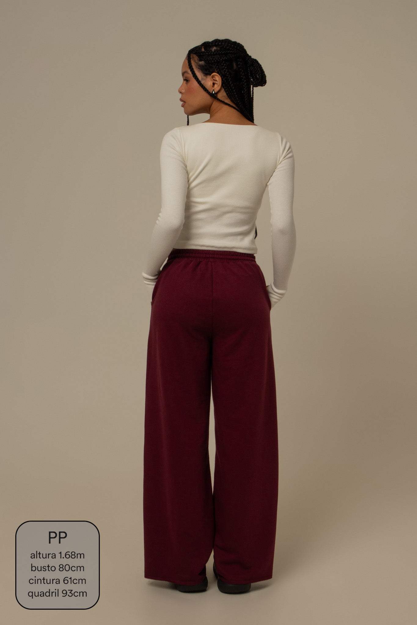 calça de moletom cozy wide