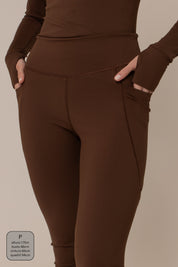 legging compress gym babe | legging fitness com bolsos