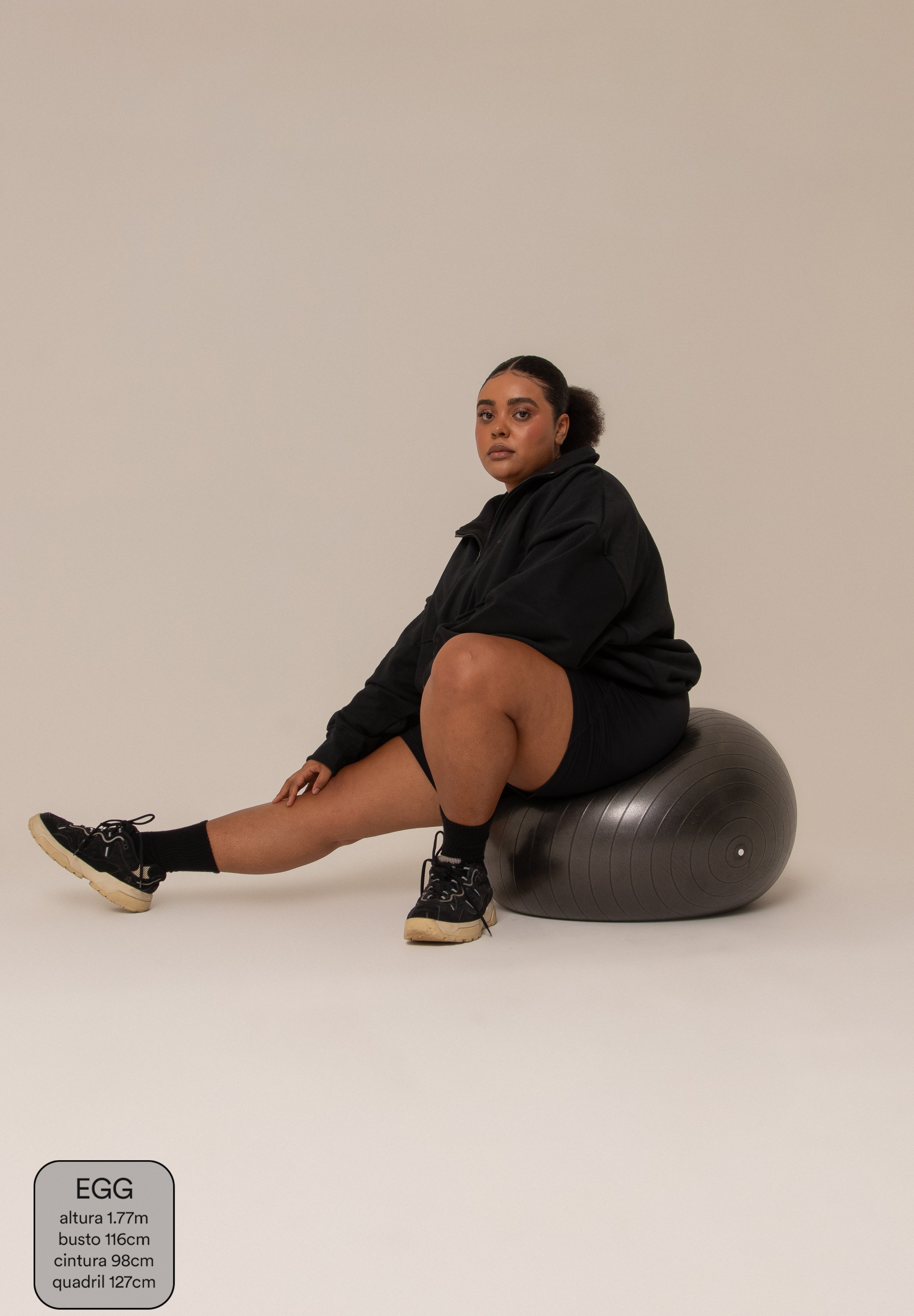 moletom gym babe | casaco gola alta