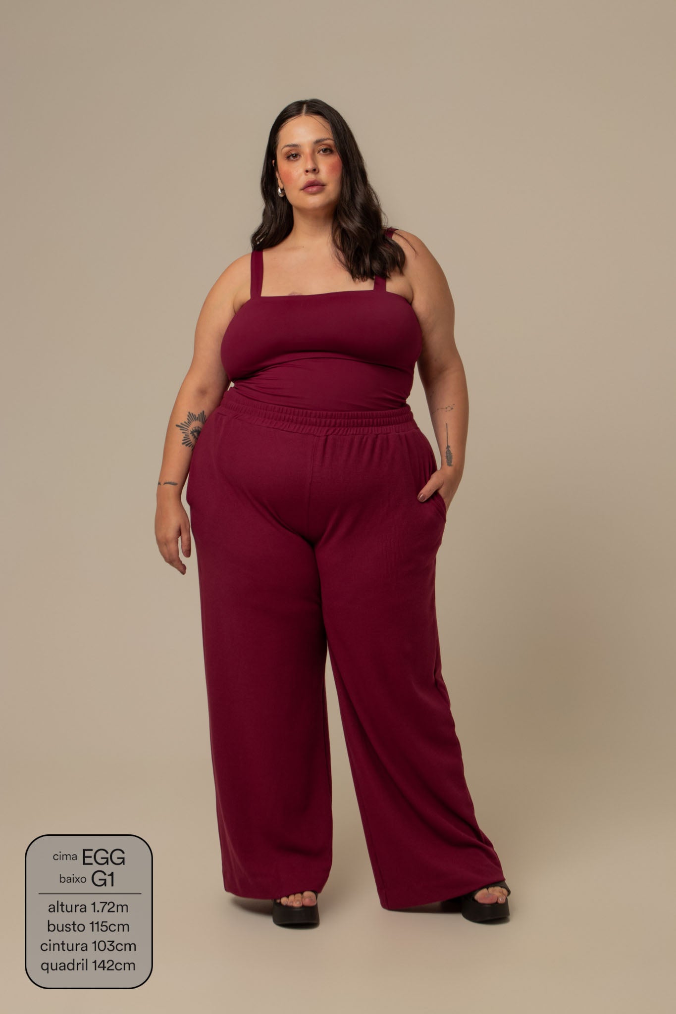 calça comfy clássica | calça waffle reta confortável