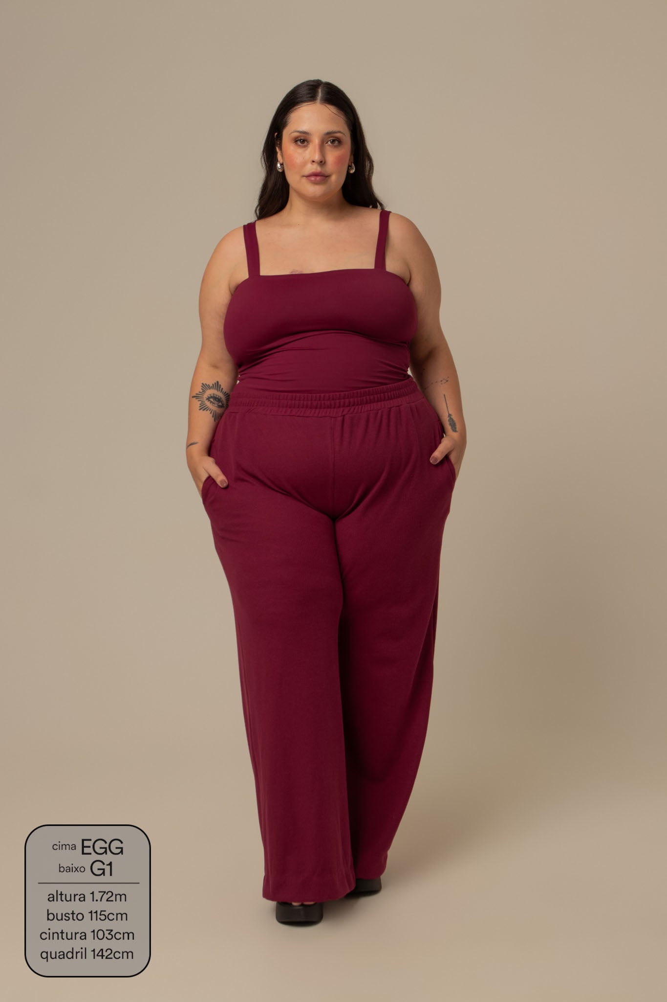 calça comfy clássica | calça waffle reta confortável