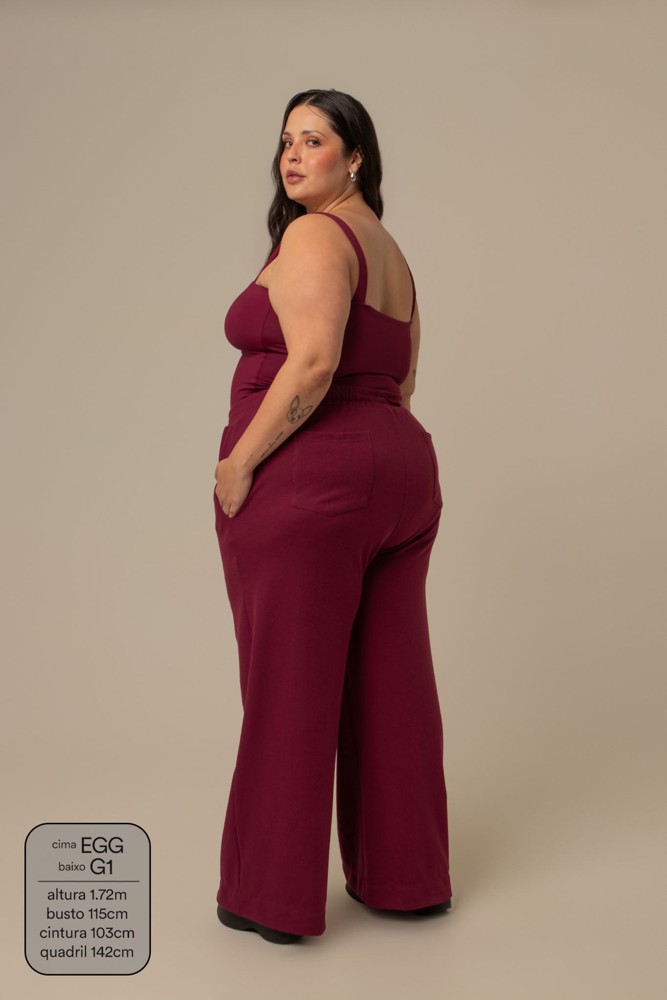 calça comfy clássica | calça waffle reta confortável