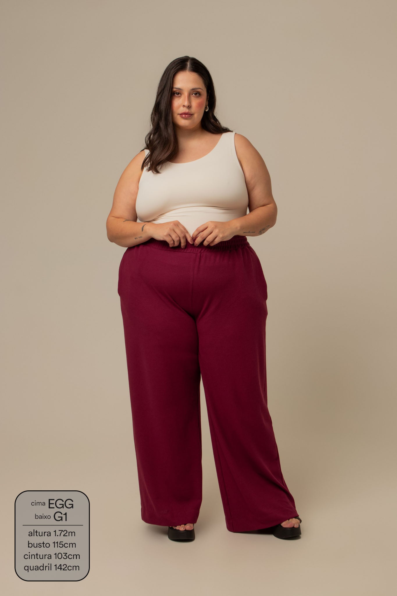 calça comfy clássica | calça waffle reta confortável