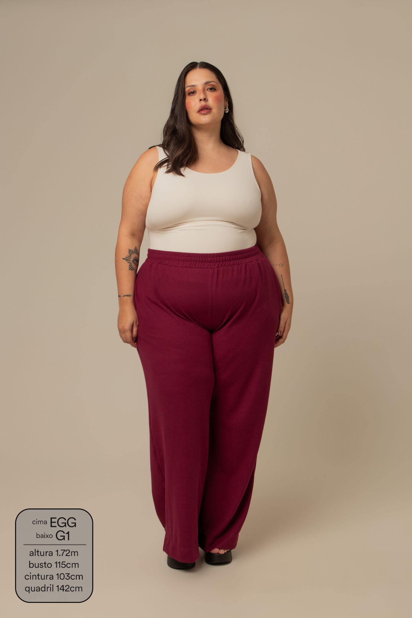 calça comfy clássica | calça waffle reta confortável